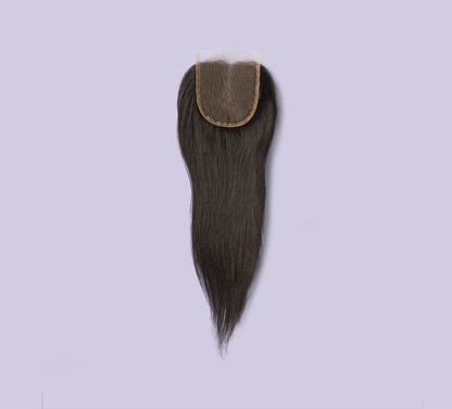 Mayvera™ Virgin Peruvian Straight 4” x 4” Standard Lace Closure