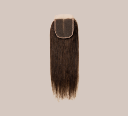 Mayvera™ Virgin Brazilian Straight 4” x 4” Standard Lace Closure