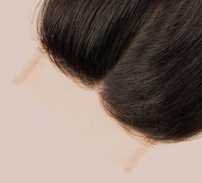 Mayvera™ Virgin Indian Straight 4” x 4” Standard Lace Closure