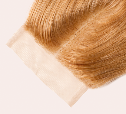 Mayvera™ Virgin Indian Straight 4” x 4” Standard Lace Closure